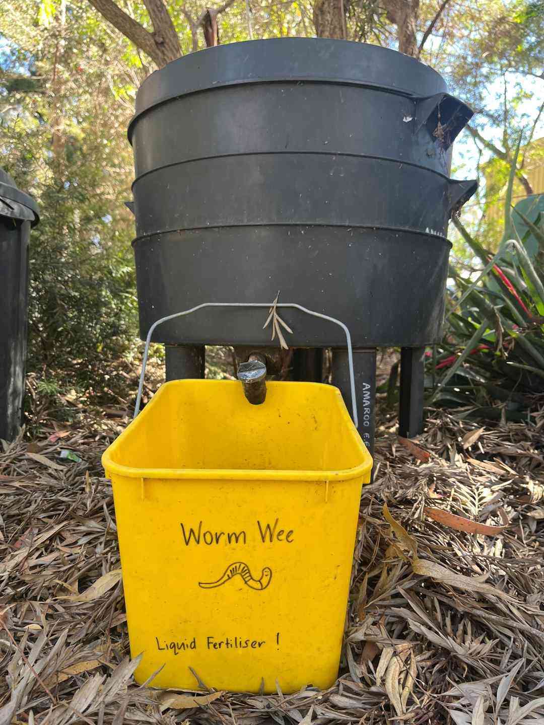 Worm wee, the liquid fertiliser